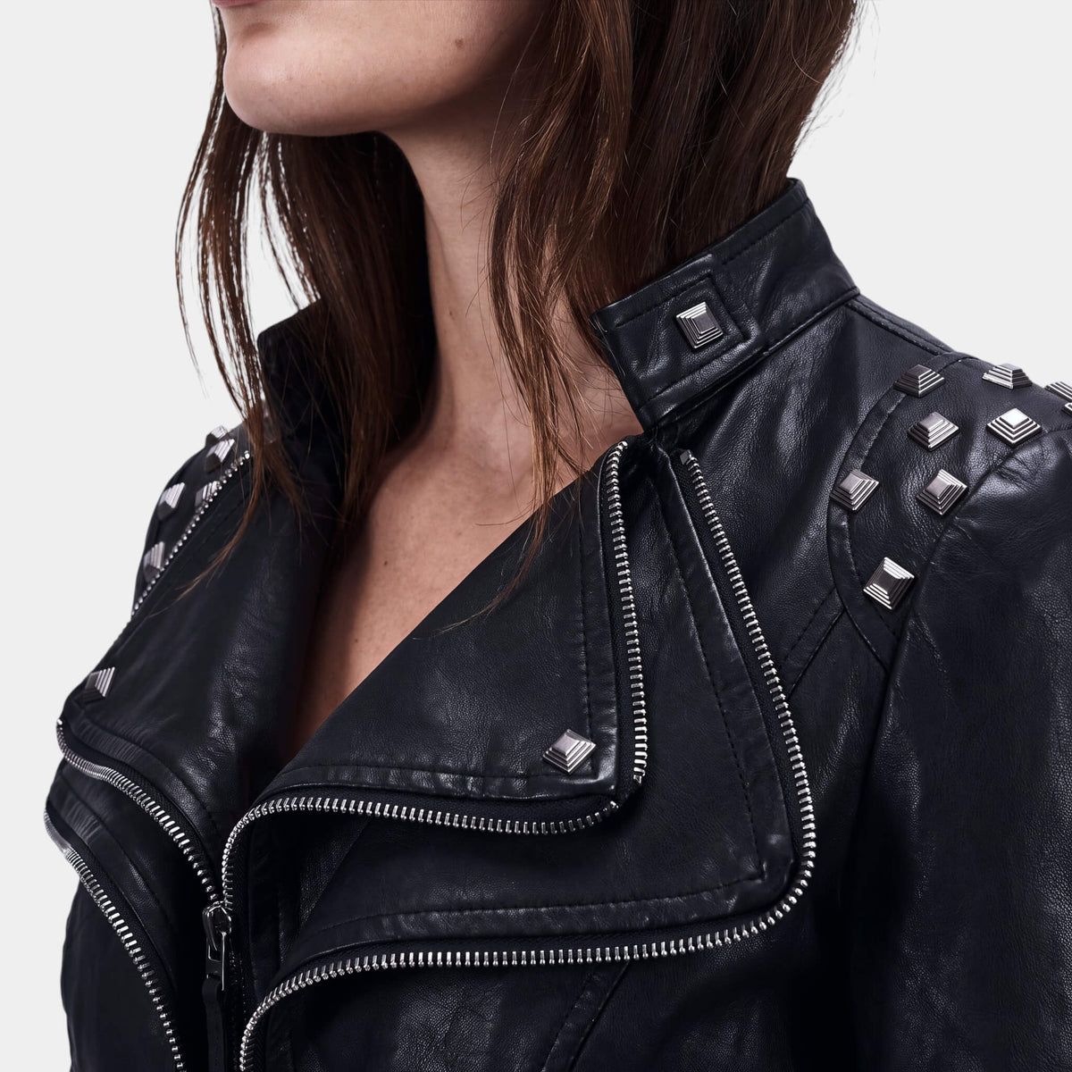 Olympia Studded Flare Jacket