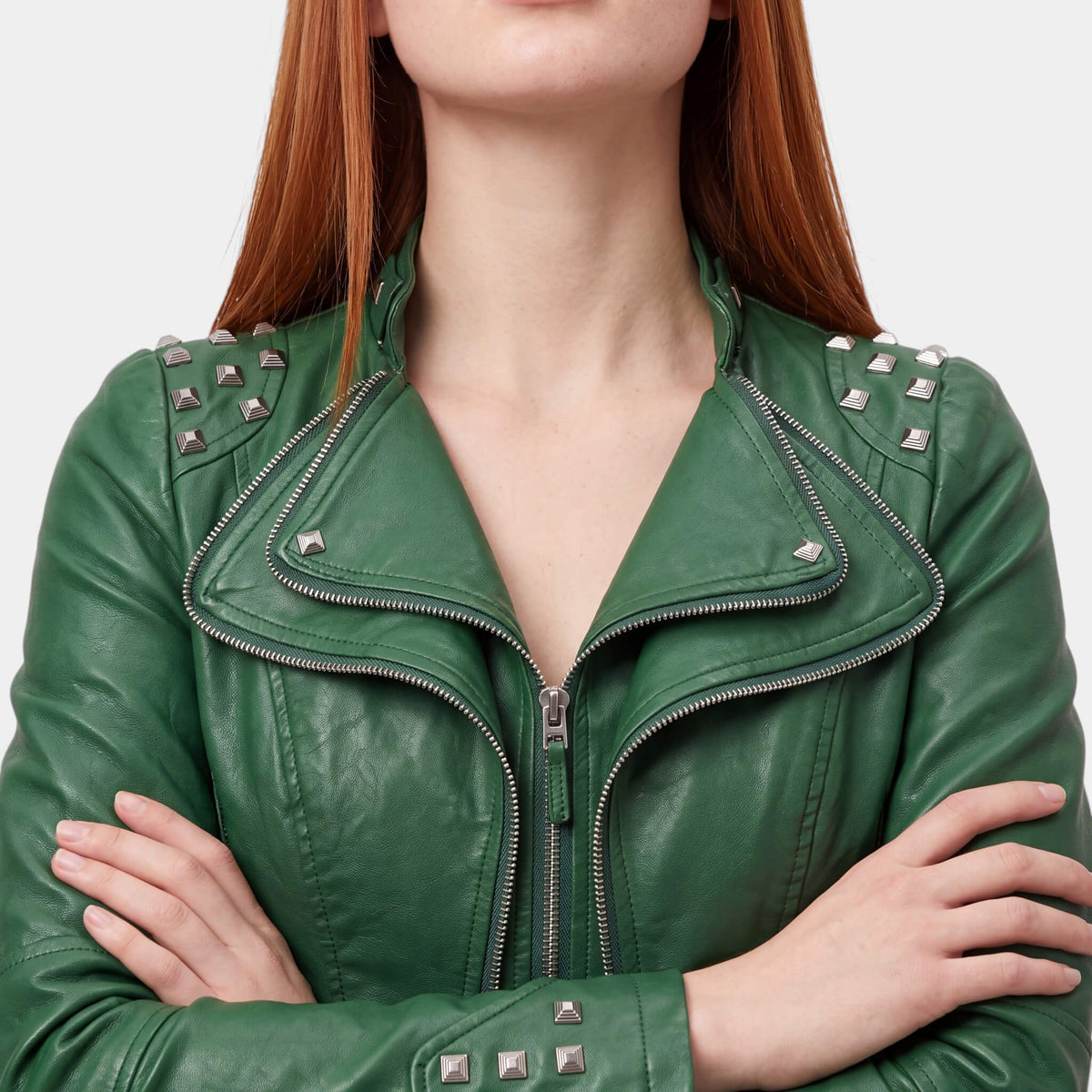 Olympia Studded Flare Jacket