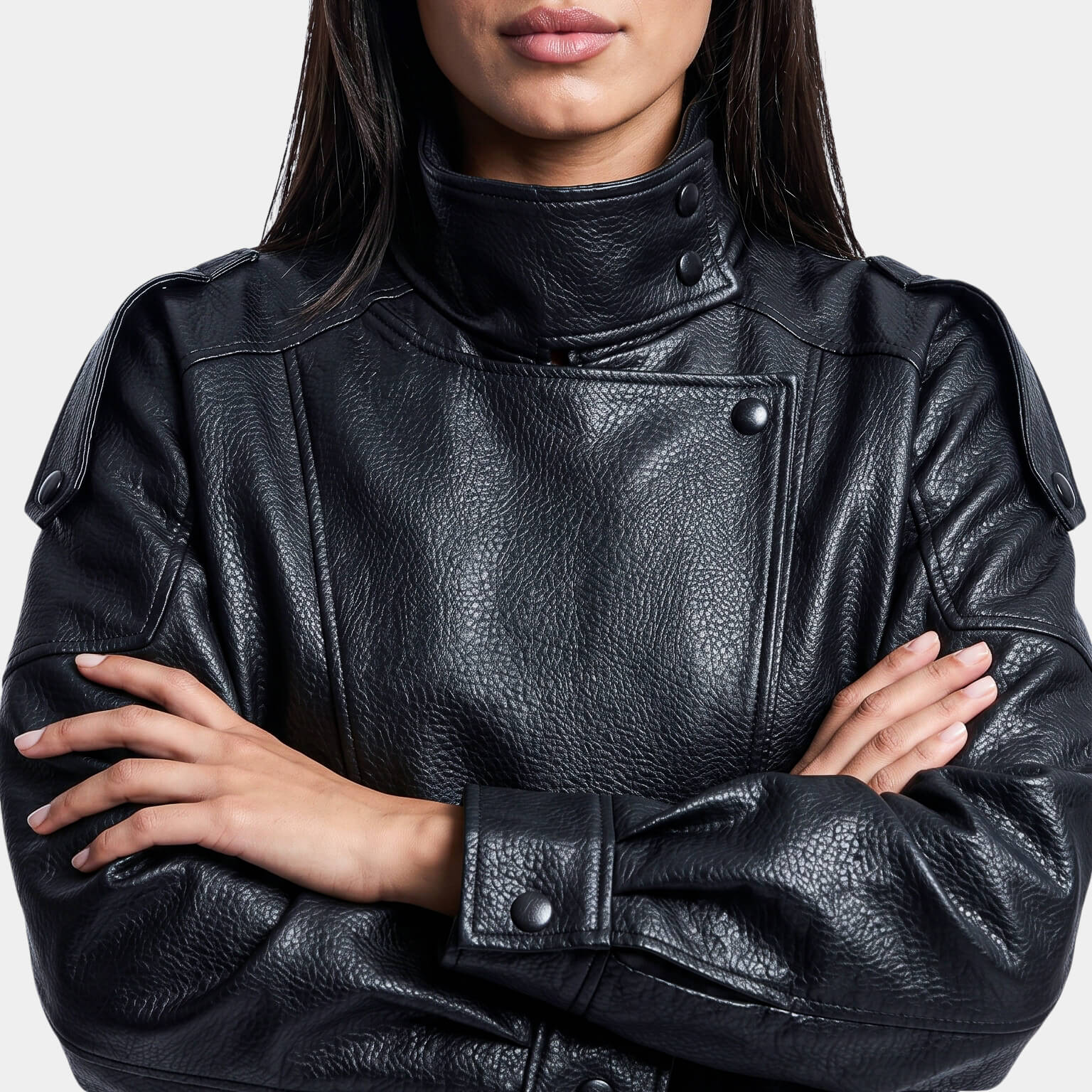 Aria Oversized Funnel Jacket