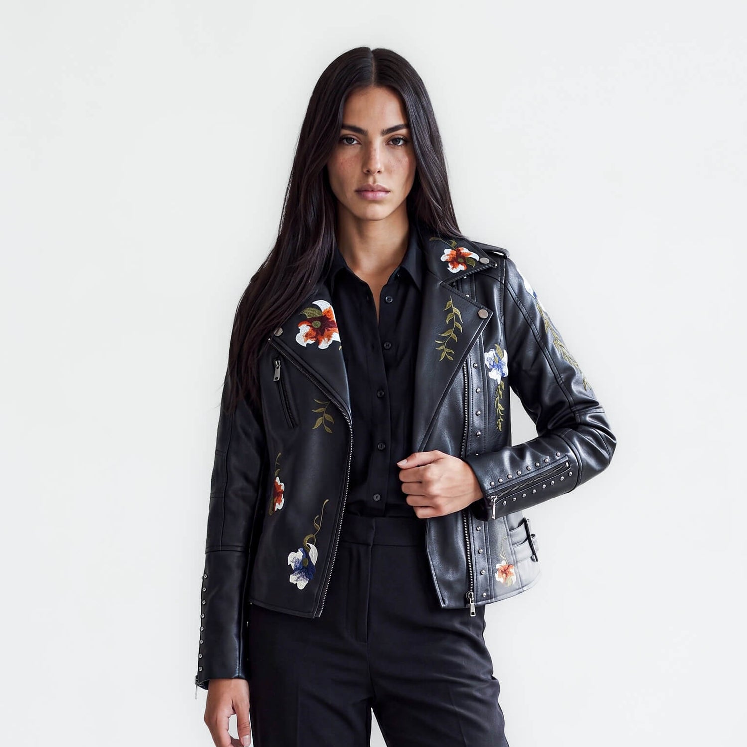 Caprice Embroidered Floral Jacket