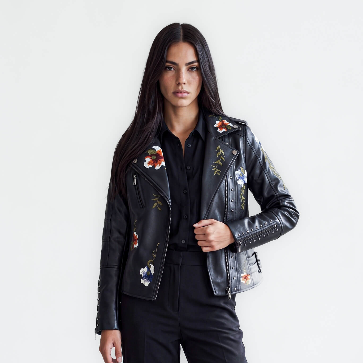Caprice Embroidered Floral Jacket