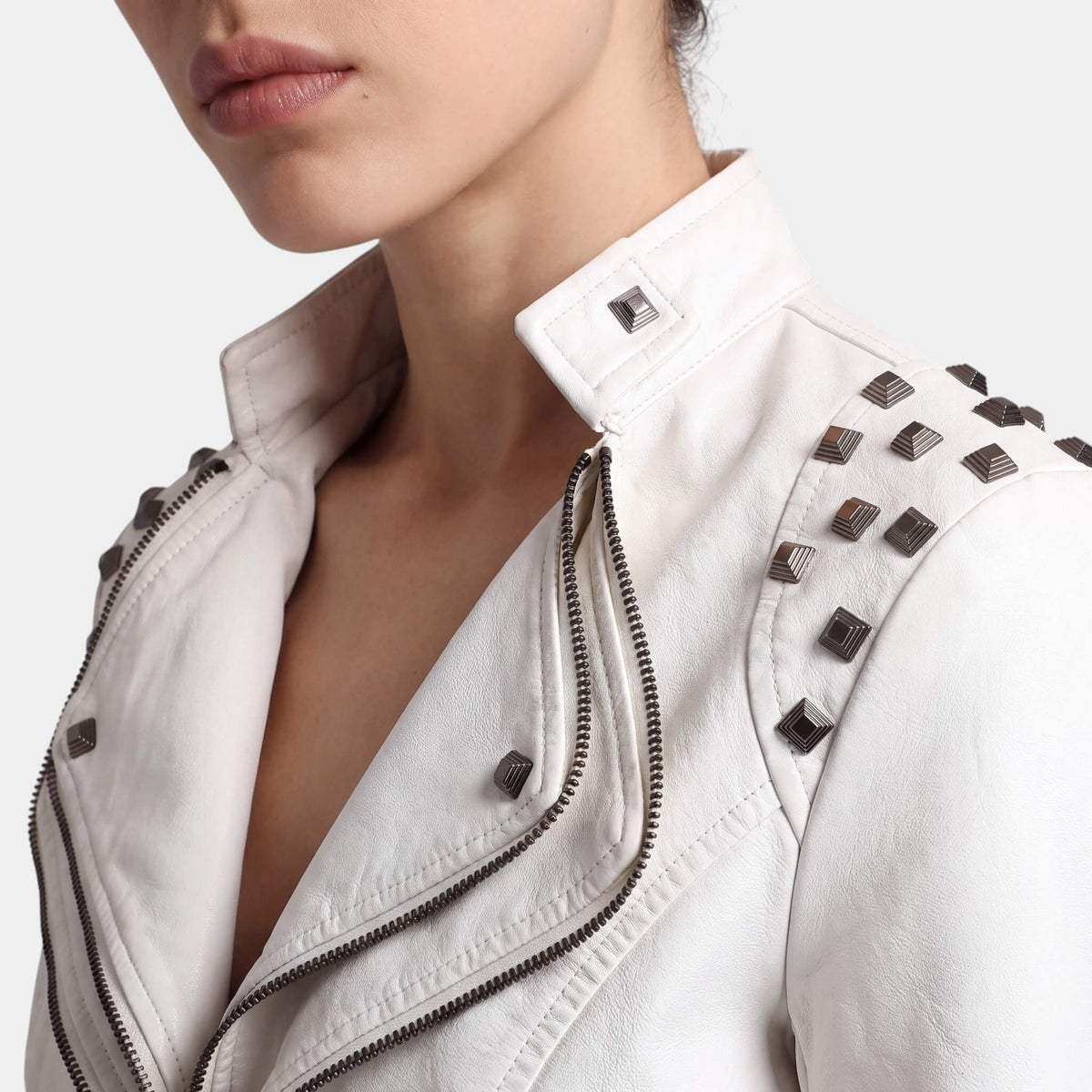 Olympia Studded Flare Jacket