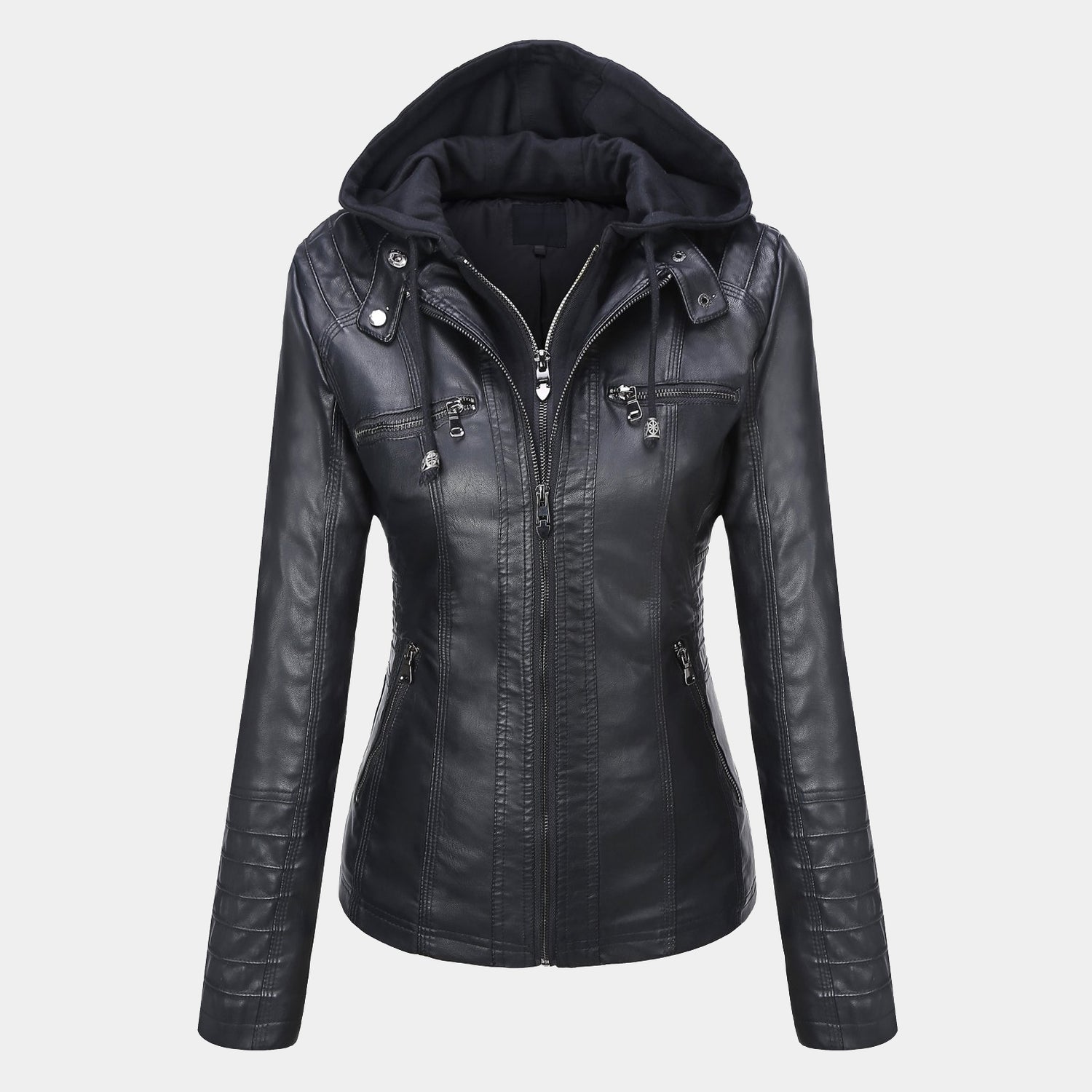 Siena Hooded Layered Jacket