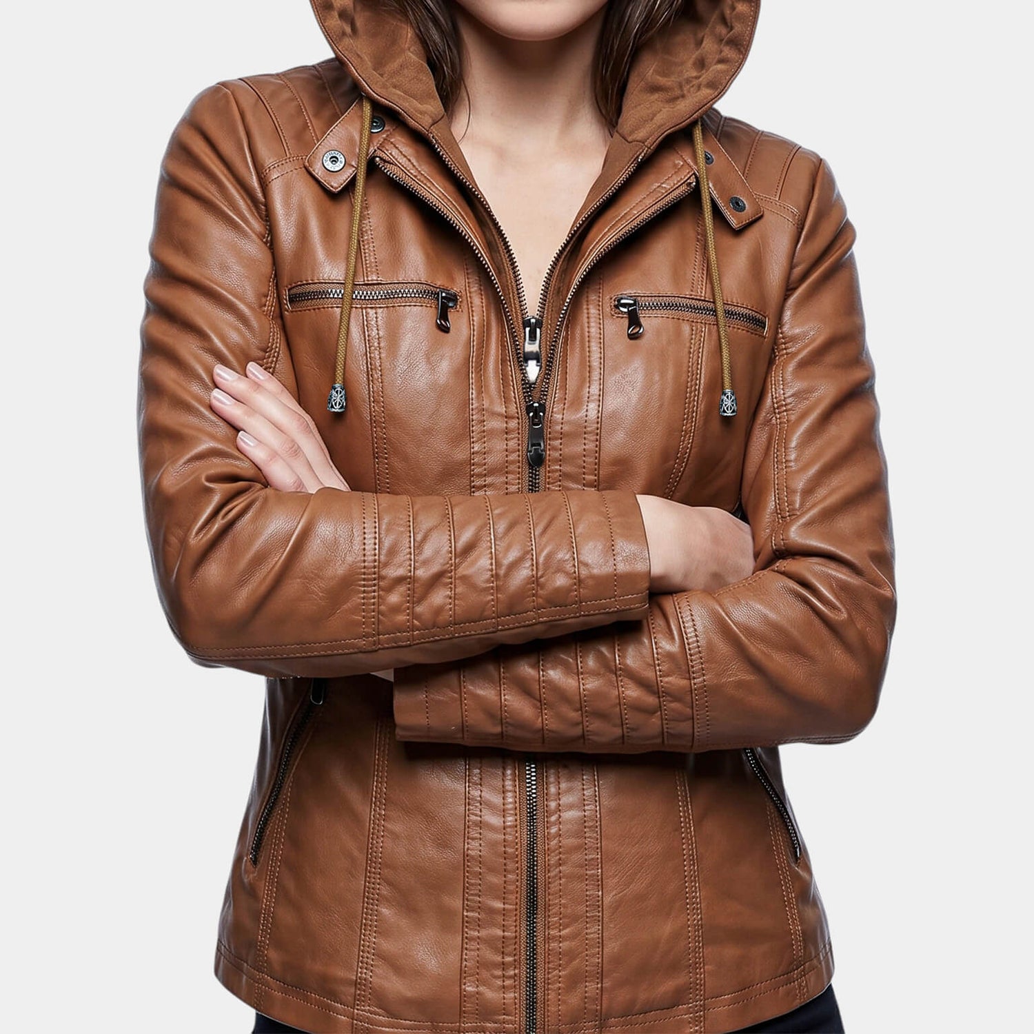 Siena Hooded Layered Jacket